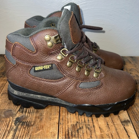 Redhead Bone Dry Womens Hiking Ankle Boots Brown Leather Gore-Tex Size 6 M - Picture 8 of 11